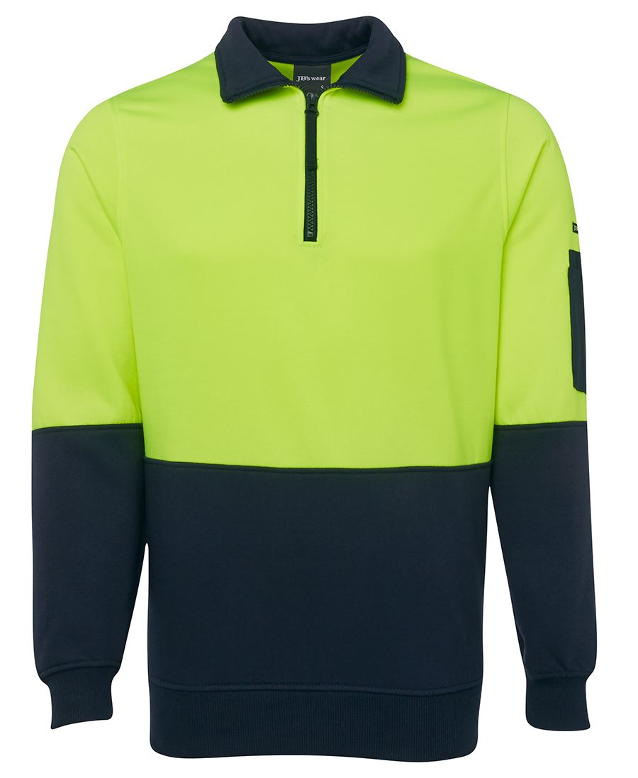 Wholesale 6HVFH JB's HV 1/2 ZIP FLEECY Printed or Blank