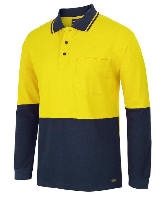 Wholesale 6HVQL JB's HV L/S COTTON PIQUE TRAD POLO Printed or Blank