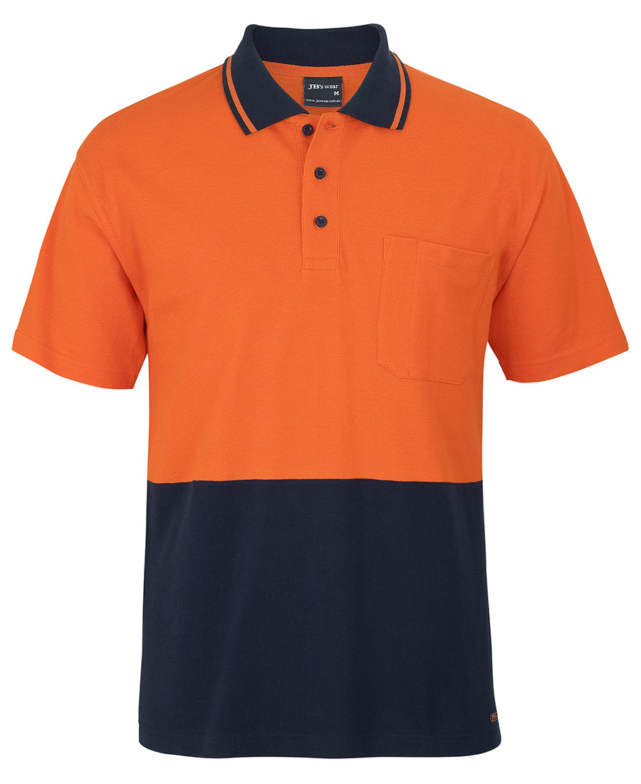 Wholesale 6HVQS JB's HV S/S COTTON PIQUE TRAD POLO Printed or Blank