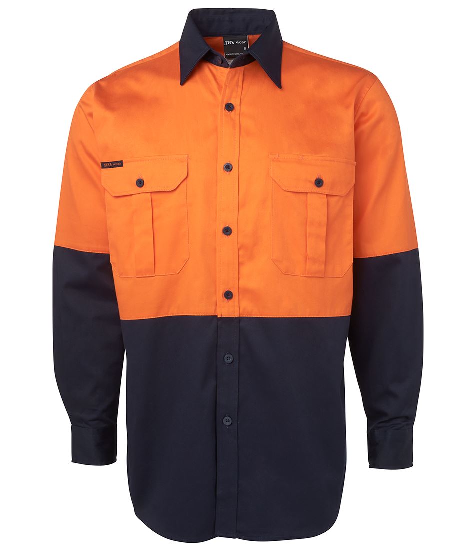 Wholesale 6HWL JB's HV L/S 190G Shirt Printed or Blank