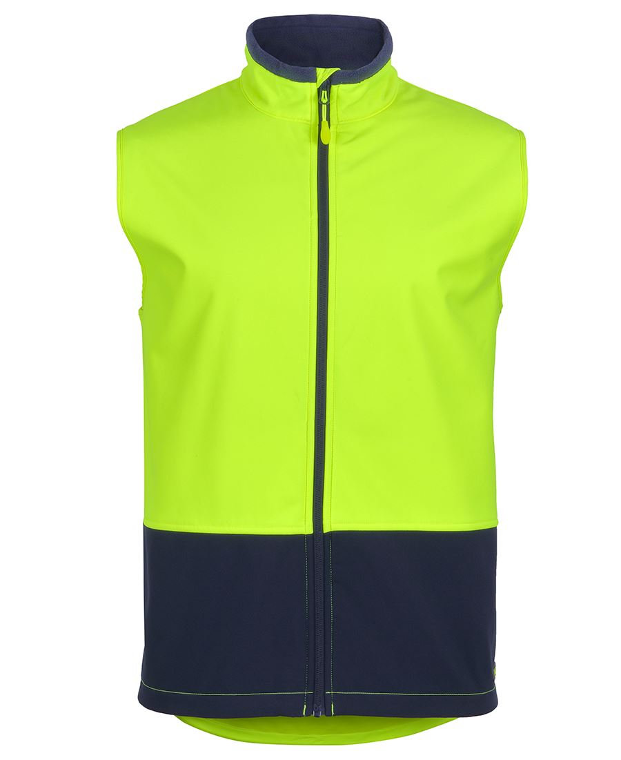 Wholesale 6HWV JB's HI VIS WATER RESIST SOFTSHELL VEST Printed or Blank