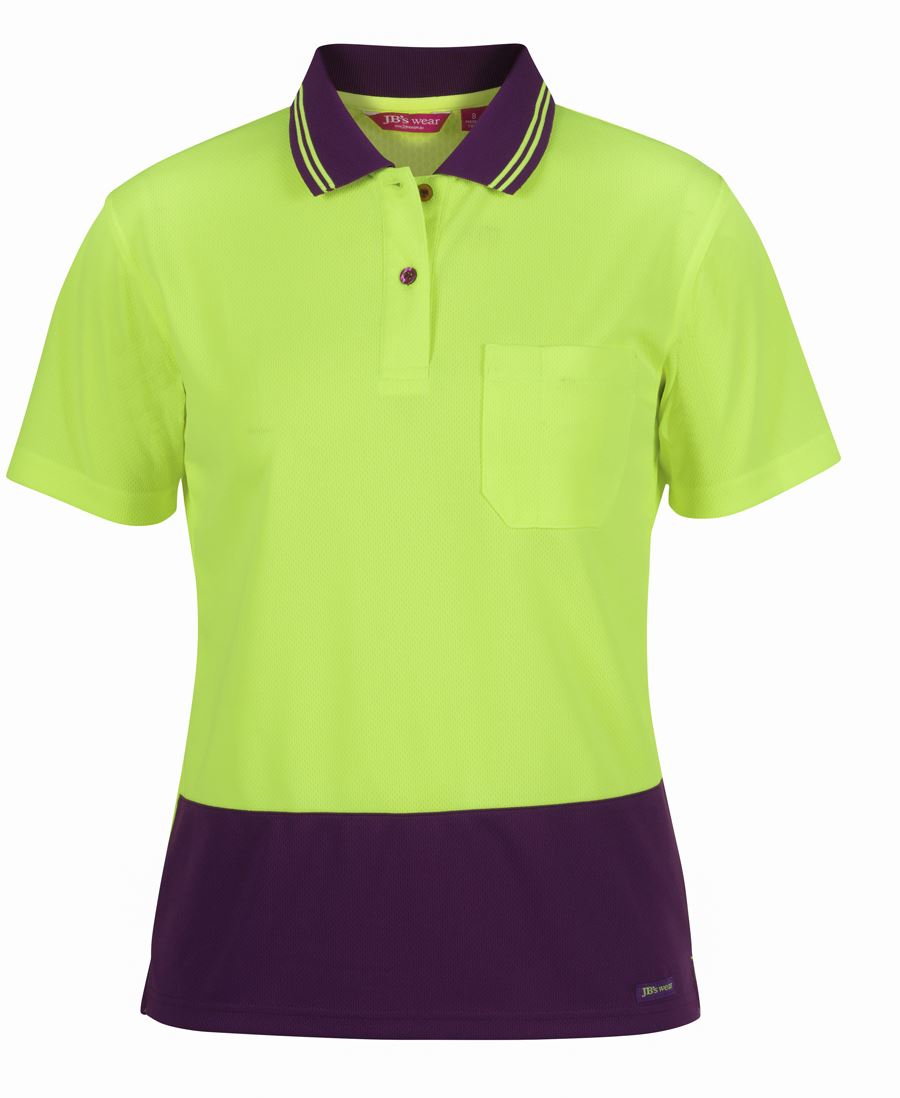 Wholesale 6LHCP JB's Ladies HV S/S Comfort Polo Printed or Blank