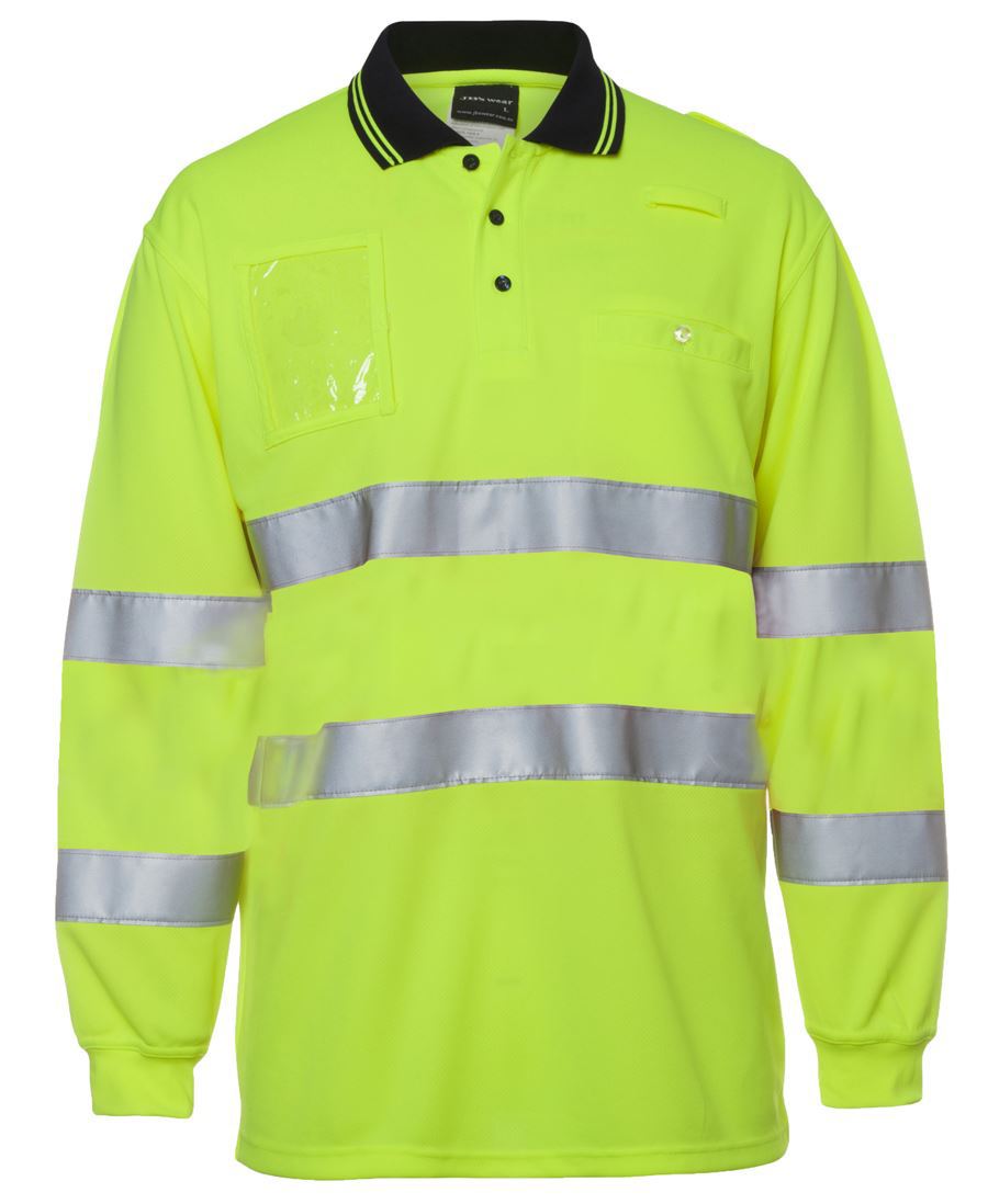 Wholesale 6QTDP JB's HV BIOMOTION (D+N) L/S POLO Printed or Blank