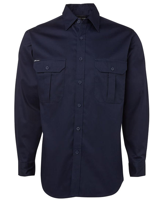Wholesale 6WLS JB's L/S 190G WORK SHIRT Printed or Blank