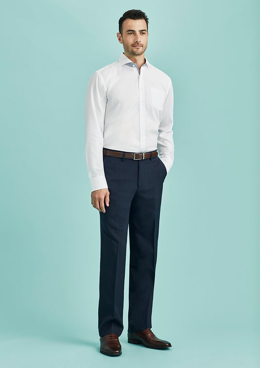 Wholesale 70112R BIZCORPORATES MENS FLAT FRONT PANT REGULAR Printed or Blank