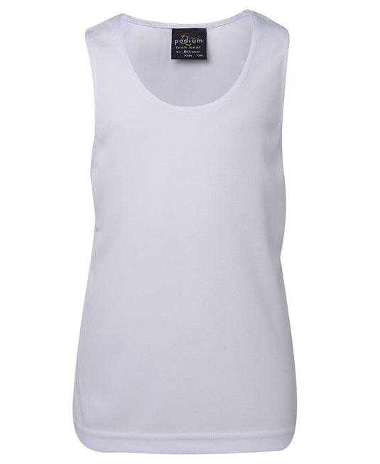 Wholesale 7KPO JB's PODIUM KIDS POLY SINGLET Printed or Blank