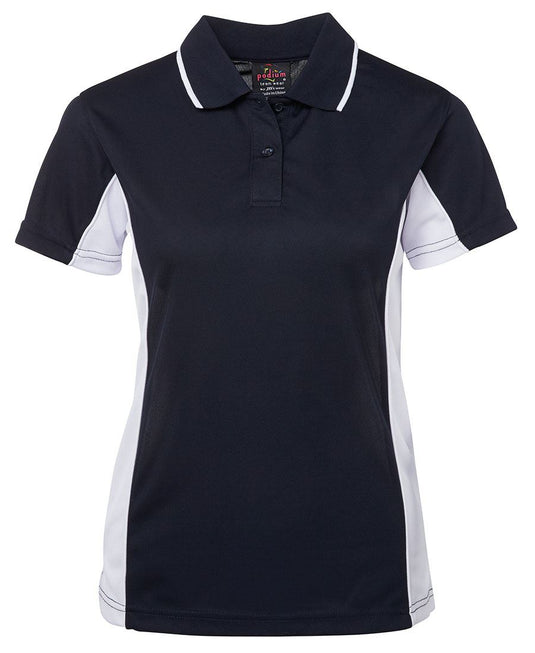 Wholesale 7LPP JB's PODIUM LADIES CONTRAST POLO Printed or Blank