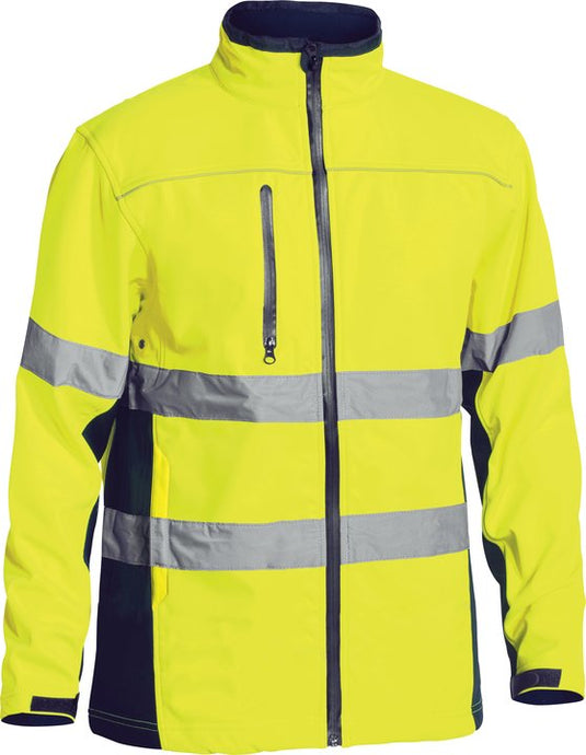 Wholesale BJ6059T Bisley Softshell Jacket With 3M Reflective Tape Printed or Blank