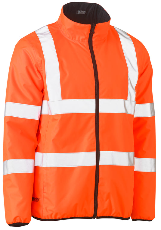 Wholesale BJ6350HT Bisley Taped Hi Vis Reversible Puffer Jacket Printed or Blank