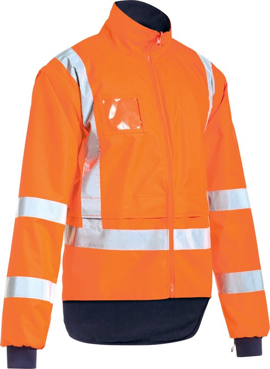 Wholesale BJ6377HT Bisley TTMC-W 5 In 1 Wet Weather Jacket Printed or Blank