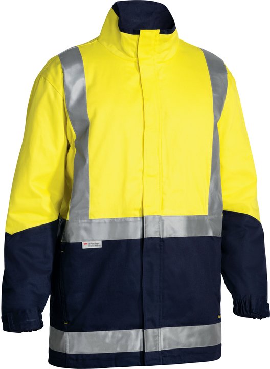 Wholesale BJ6970T Bisley 3M Taped Hi Vis 3 In 1 Drill Jacket Printed or Blank