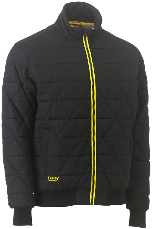 Wholesale BJ6976 Bisley Quilted Bomber Jacket Printed or Blank