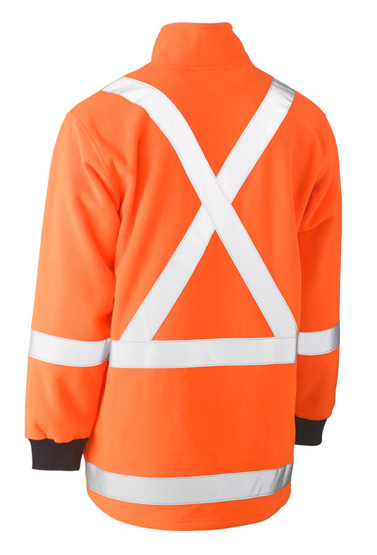 Wholesale BK6249XT Bisley TTMC-W Taped Hi Vis Fleece Pullover Printed or Blank