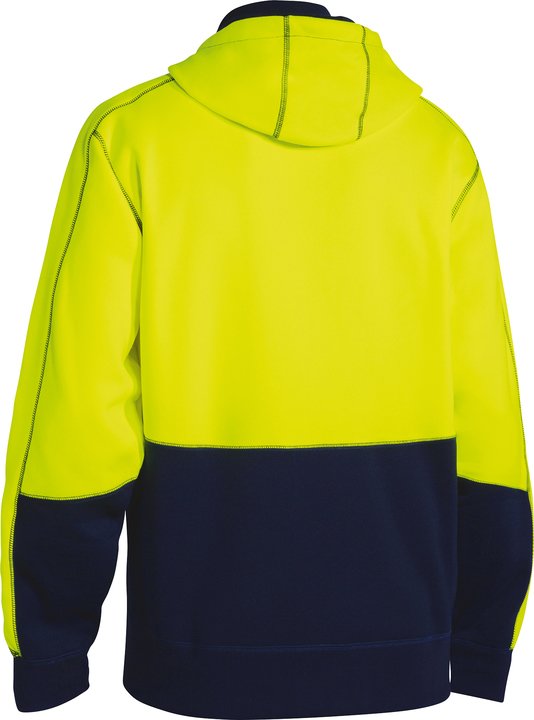 Wholesale BK6819 Bisley Hi Vis Fleece Hoodie Printed or Blank