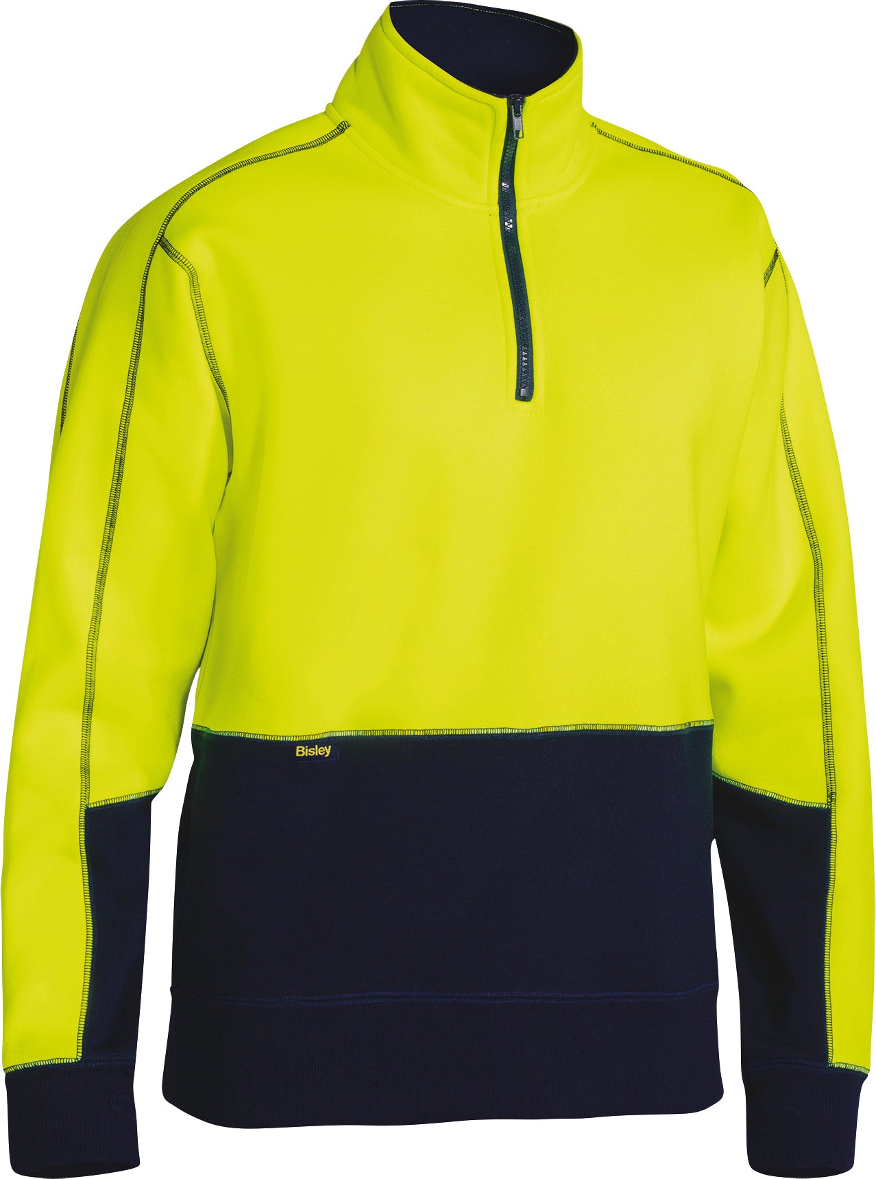 Wholesale BK6989 Bisley Hi Vis Fleece Pullover Printed or Blank