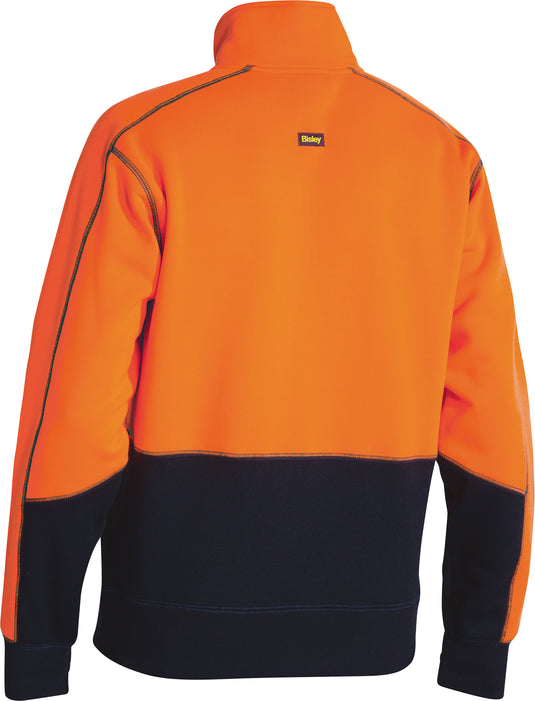 Wholesale BK6989 Bisley Hi Vis Fleece Pullover Printed or Blank