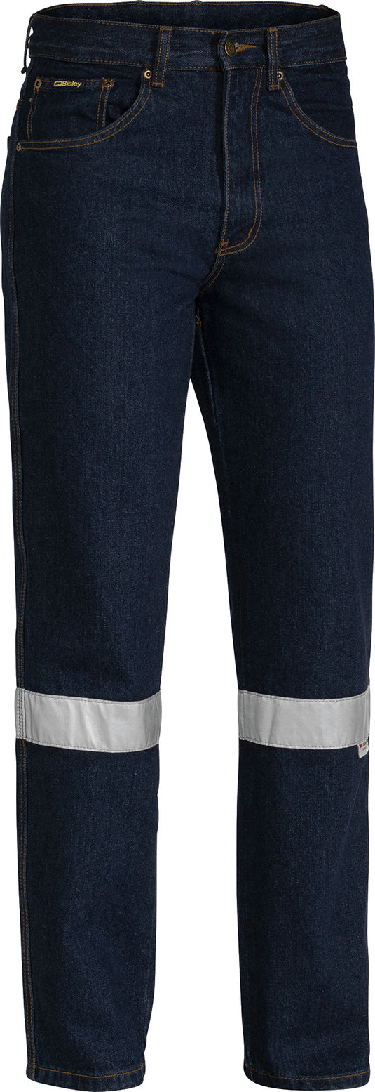 Wholesale BP6050T Bisley 3M Taped Rough Rider Jeans - Regular Printed or Blank