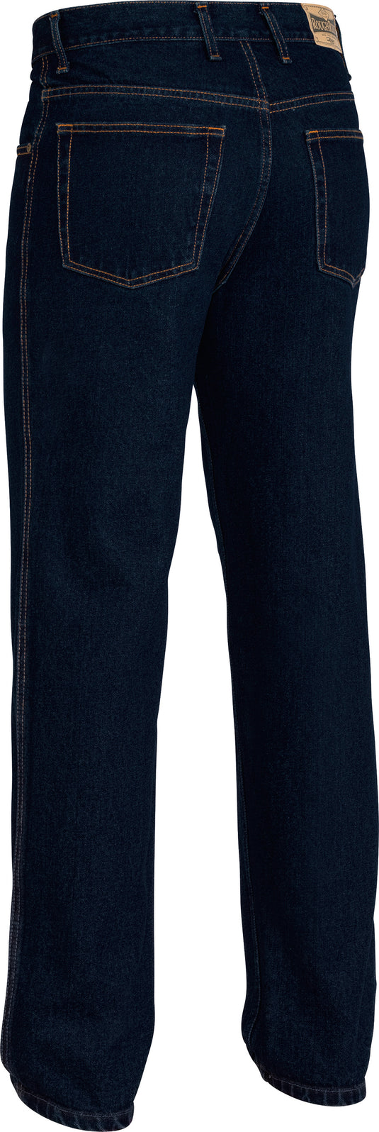 Wholesale BP6050 Bisley Rough Rider Denim Jeans - Stout Printed or Blank