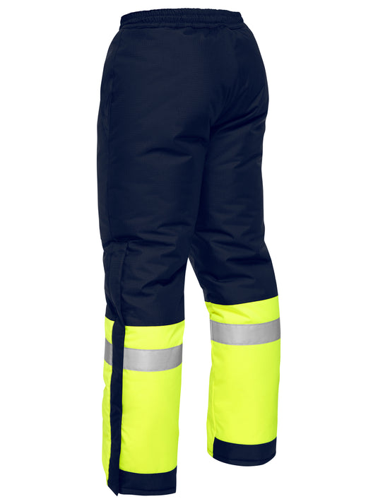 Wholesale BP6451T BISLEY TAPED TWO TONE HI VIS FREEZER PANTS - REGULAR Printed or Blank