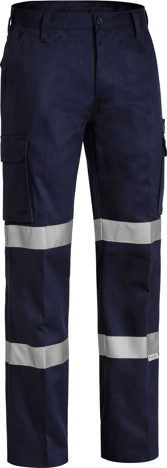 Wholesale BPC6003T Bisley 3M Double Taped Cotton Drill Cargo Pant - Regular Printed or Blank