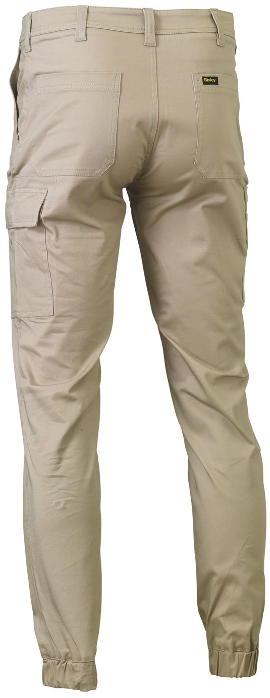 Wholesale BPC6028 Bisley Stretch Cotton Drill Cargo Cuffed Pants - Stout Printed or Blank
