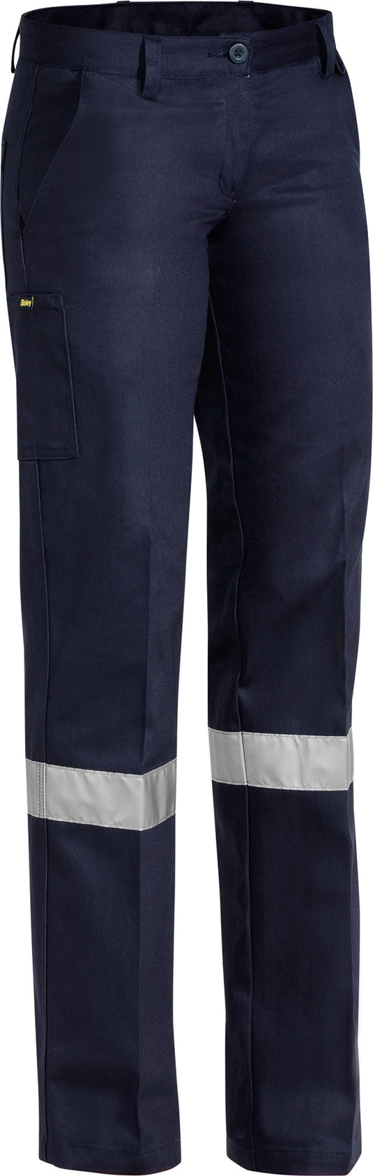 Wholesale BPL6007T Bisley Womens Drill Pant 3M Reflective Tape Printed or Blank