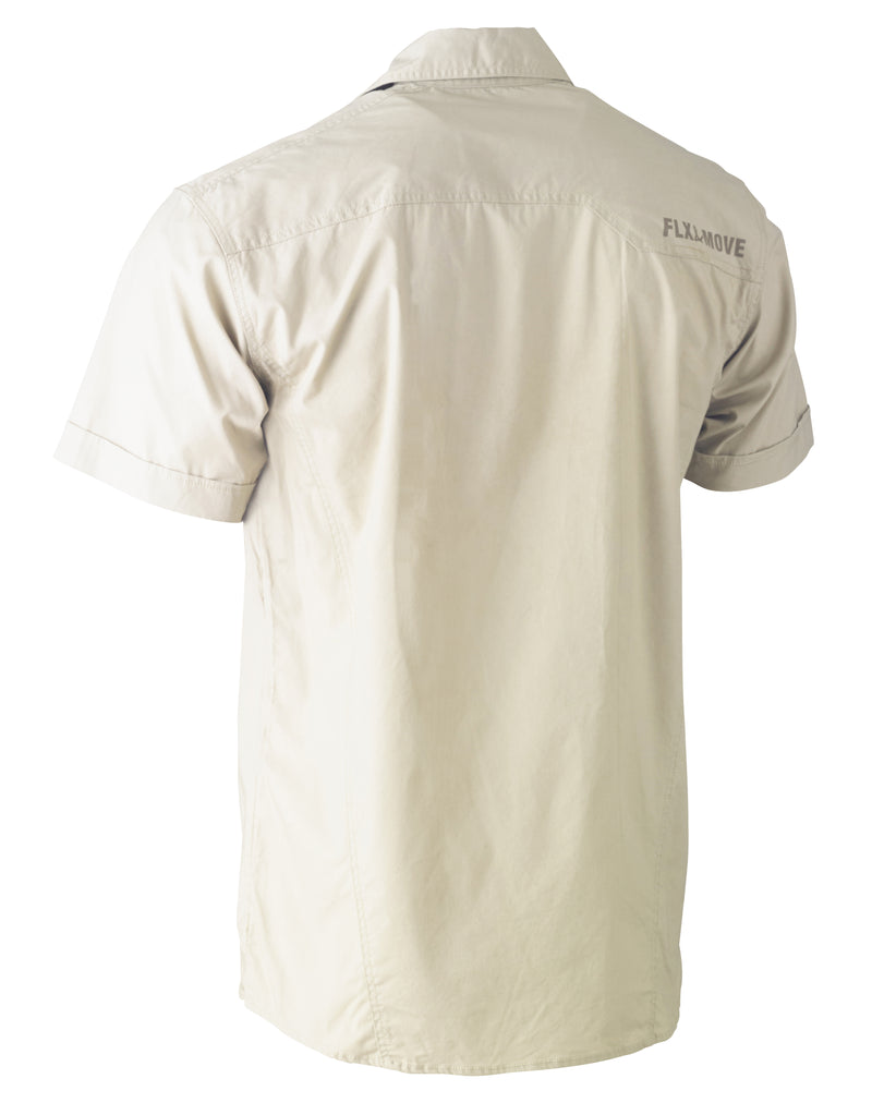 Load image into Gallery viewer, Wholesale BS1144 Bisley Flex &amp; Move™ Utility Work Shirt - Short Sleeve Printed or Blank
