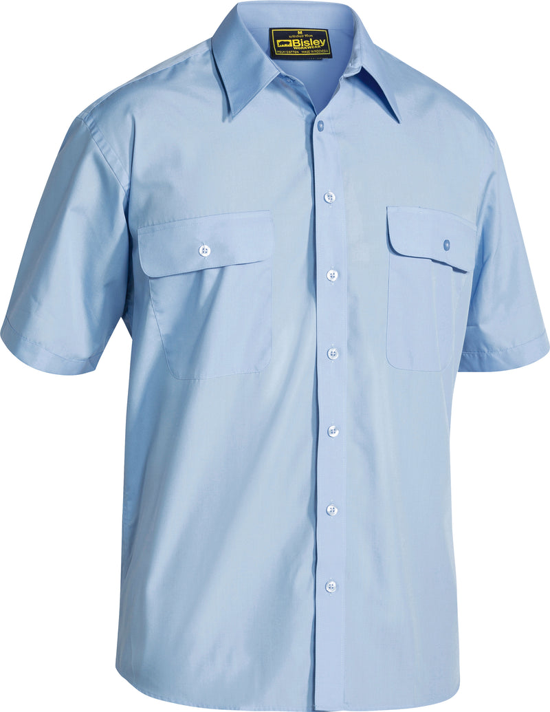 Load image into Gallery viewer, Wholesale BS1526 Bisley Permanent Press Shirt - Short Sleeve Printed or Blank
