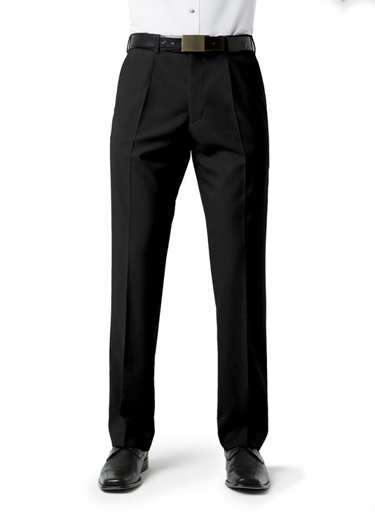 BS29110 BizCollection Mens Classic Pleat Front Pant