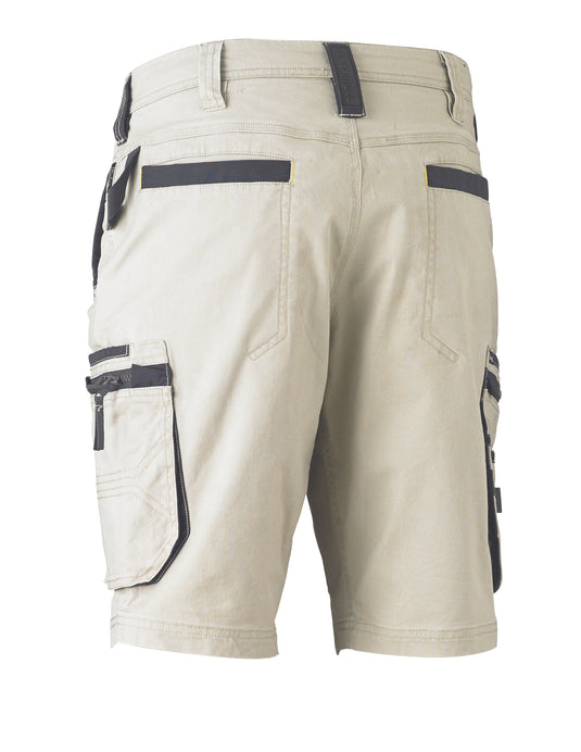 Wholesale BSHC1330 Bisley Flex & Move Stretch Utility Zip Cargo Short Printed or Blank