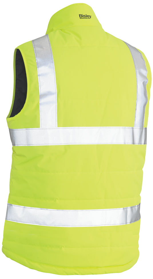 Wholesale BV0329HT Bisley Taped Hi Vis Puffer Vest Printed or Blank