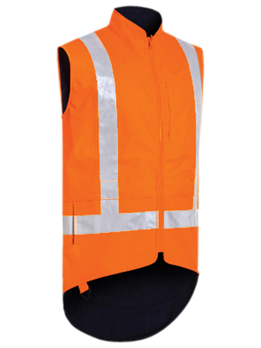 Wholesale BV0344T Bisley TTMC-W Taped Hi Vis Lined Vest Printed or Blank