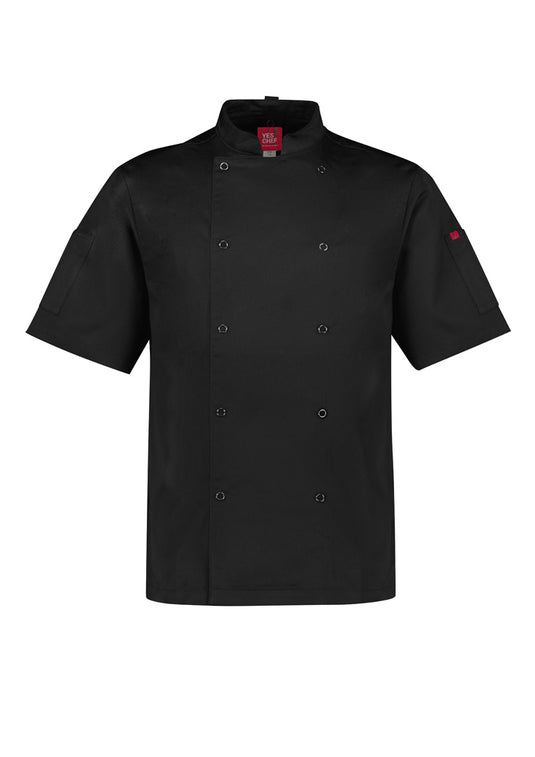 CH232MS Zest Mens S/S Chef Jacket