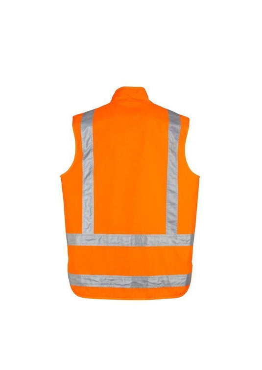 Wholesale ZJ356 Fleece Lined Hi Vis Vests Printed or Blank