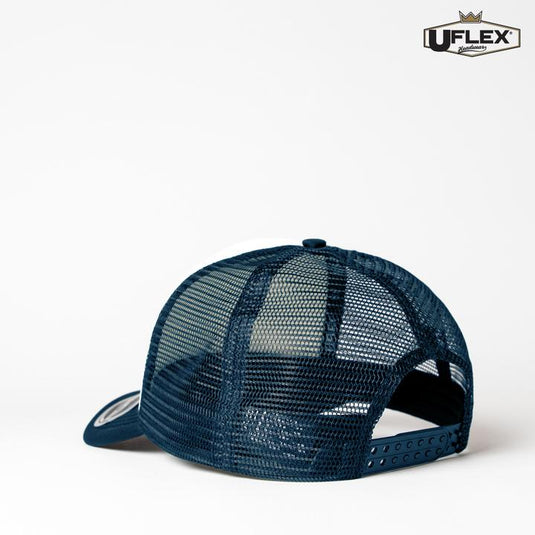 Wholesale KU15502 UFlex Kids Snap Back Trucker Printed or Blank