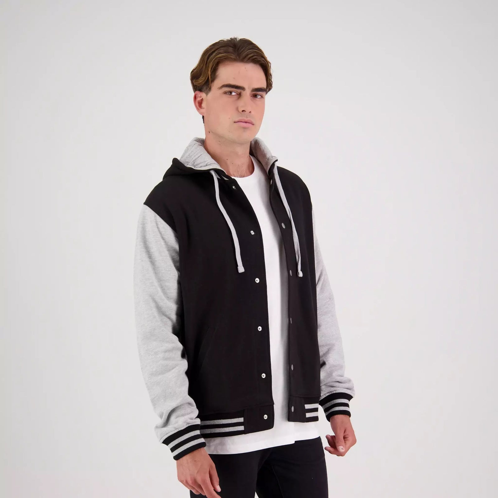 HLM Cloke Adults Hooded Letterman Jackets