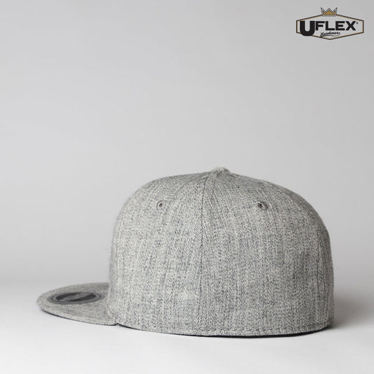 Wholesale U15604 Flat Peak Cap Printed or Blank