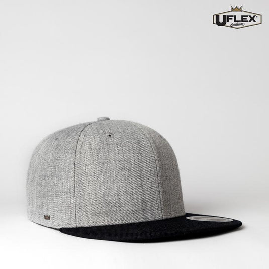 Wholesale U15606 Flat Peak Snapback Caps Printed or Blank