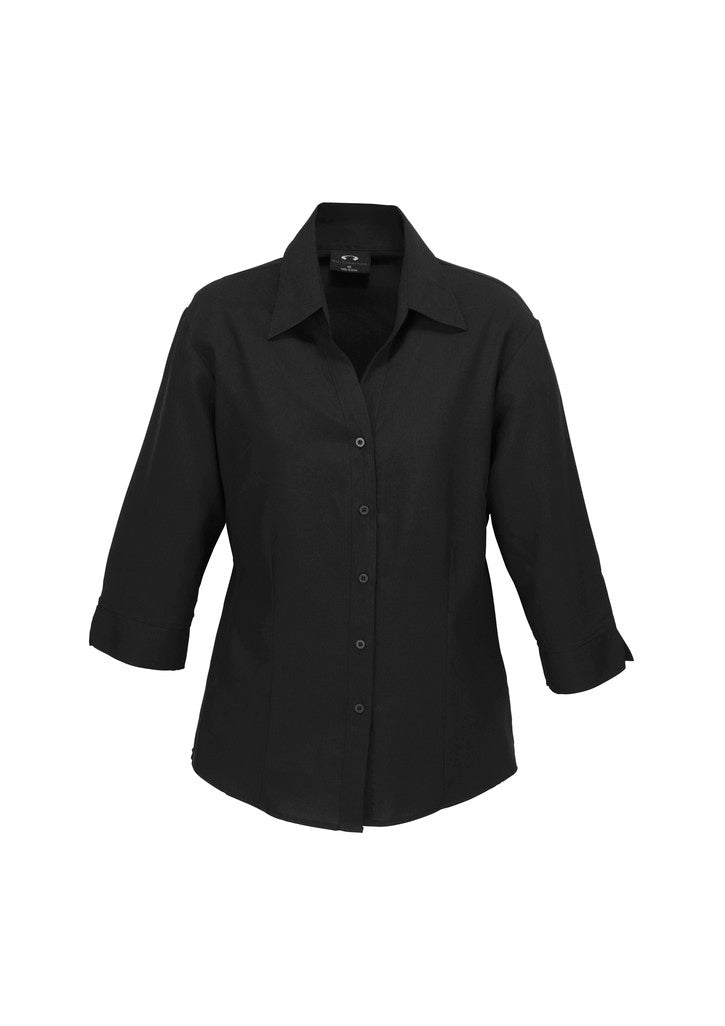 Wholesale LB3600 BizCollection Ladies Plain Oasis 3/4 Sleeve Shirt Printed or Blank