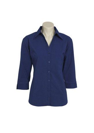 Wholesale LB7300 BizCollection Metro Ladies ¾ Sleeve Shirt Printed or Blank