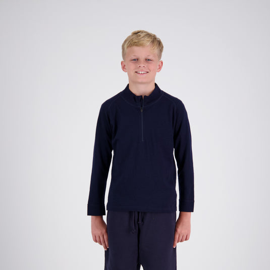 M903 Cloke Kids Half Zip Merino