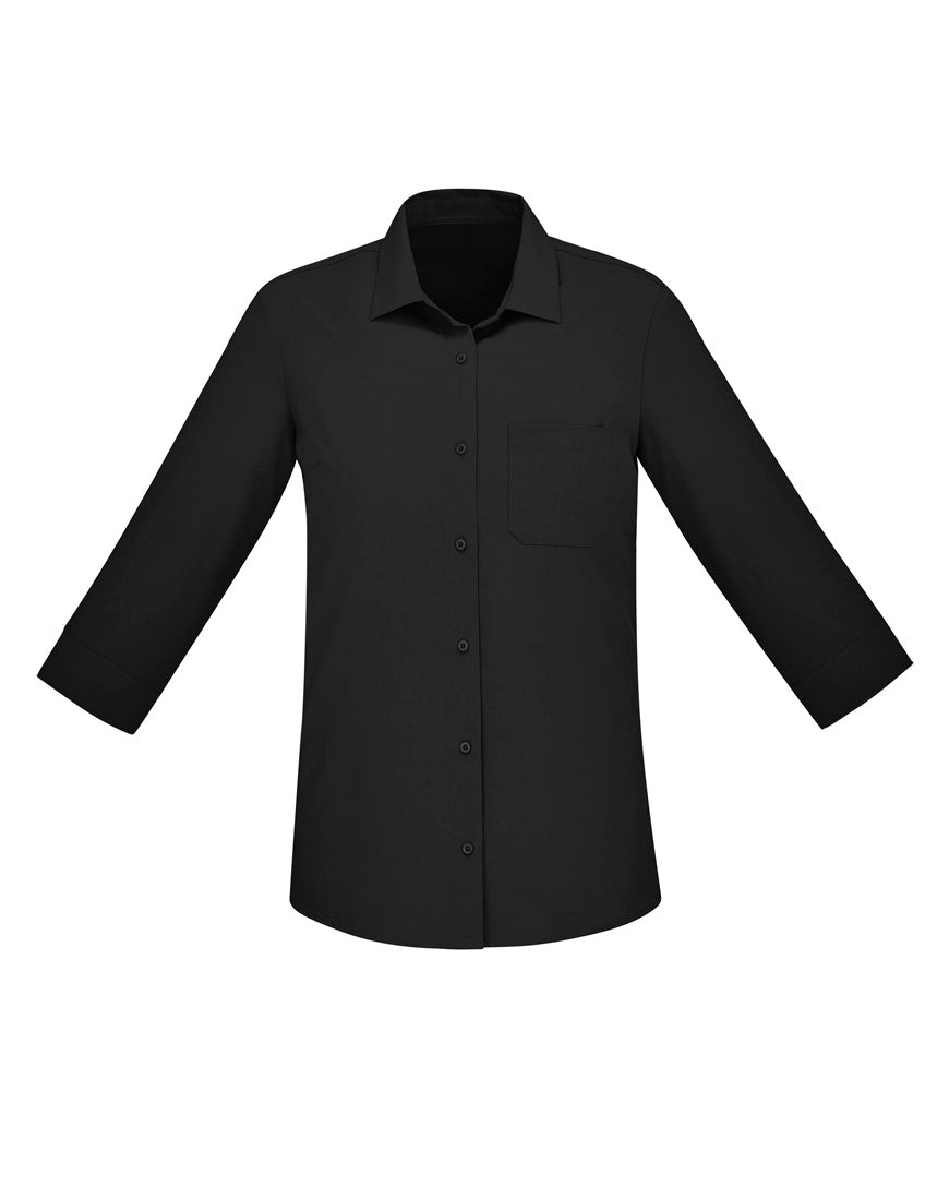Wholesale CS951LT Biz Care Womens Florence 3/4 Sleeve Shirt Printed or Blank