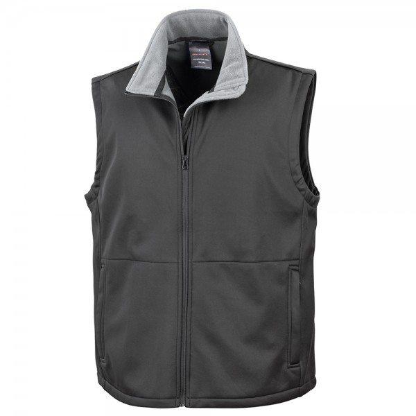 Wholesale R214X Result Adult Soft Shell Vest Printed or Blank