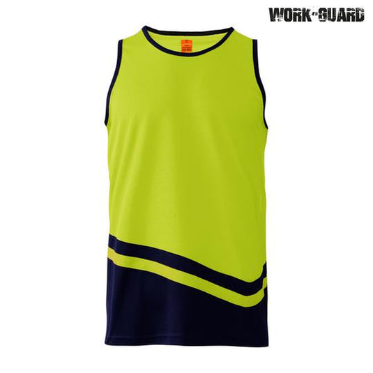 Wholesale R465X Workguard Peak Performance Singlet Printed or Blank