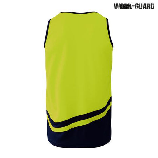 Wholesale R465X Workguard Peak Performance Singlet Printed or Blank