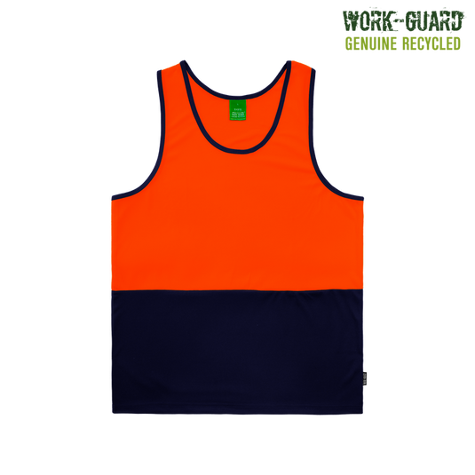 R491X Workguard Recycled Hi Vis Singlet