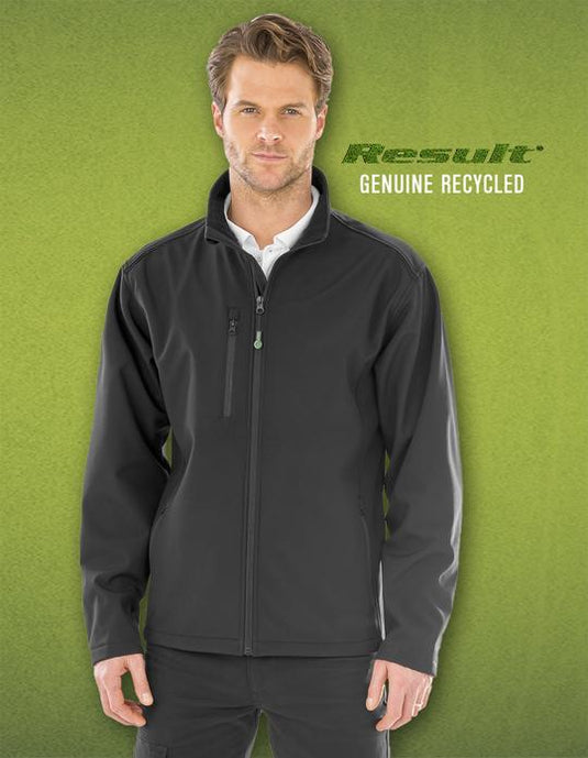 Wholesale R900X Result Printable Recycled 3-Layer Softshell Jacket Printed or Blank