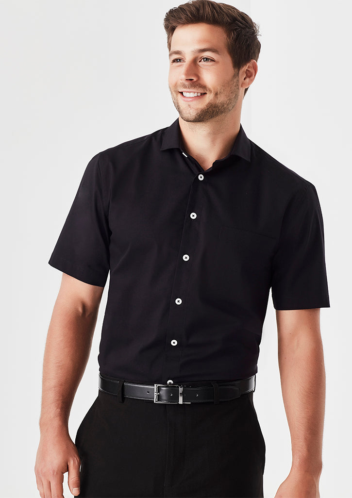 Wholesale RS968MS Biz Corporates MENS CHARLIE CLASSIC FIT S/S SHIRT Printed or Blank
