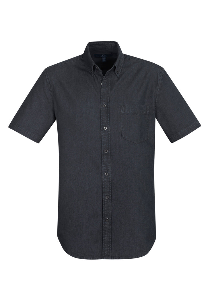 Wholesale S017MS BizCollection Indie Mens Short Sleeve Shirt Printed or Blank