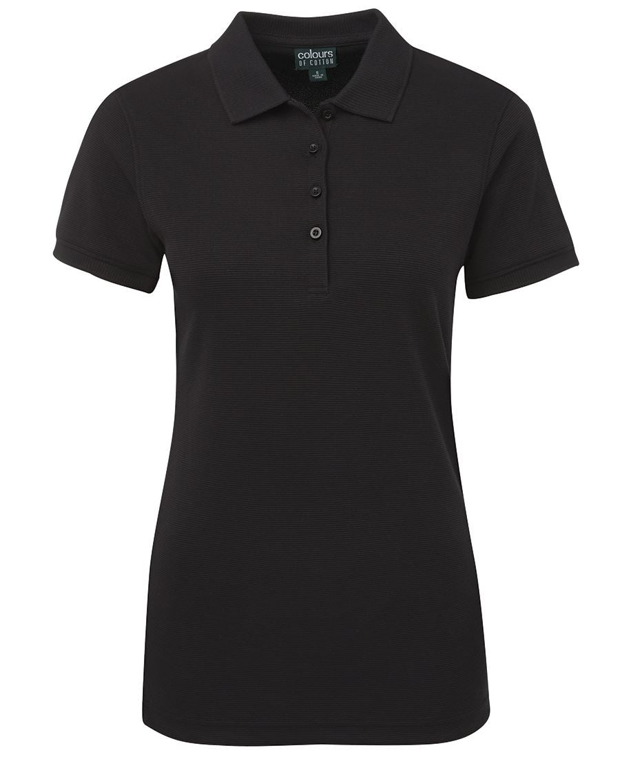 Wholesale S2OP1 JB's C OF C LADIES OTTOMAN POLO Printed or Blank